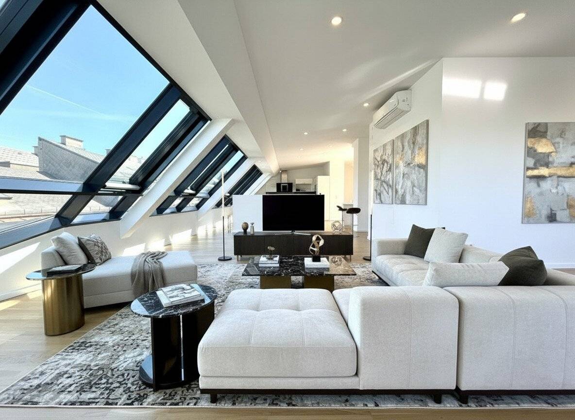 Wohnung mit Panoramablick und Terrasse in Wien
