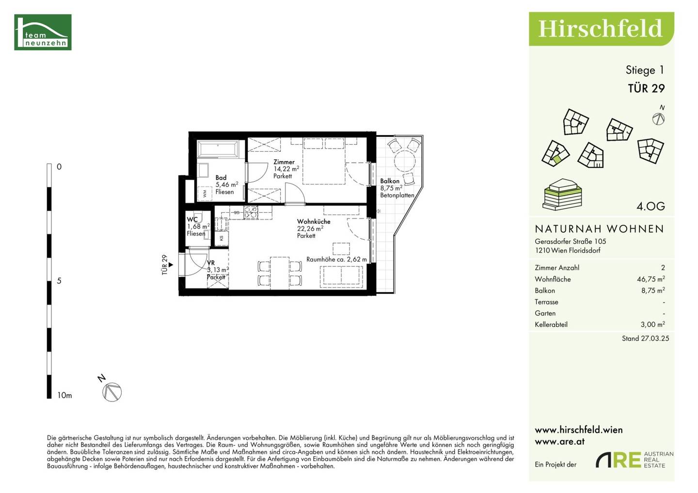 Vorsorgewohnung New Build Geothermal PV Green Setting