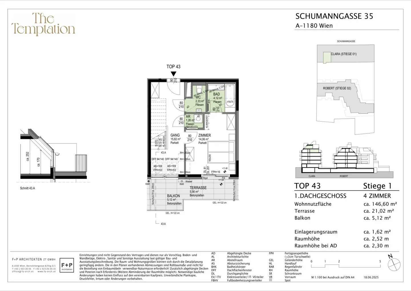 THE TEMPTATION - Dachgeschoss-Maisonette mit Terrasse & Balkon - 21 m² Freifläche | 4 Zimmer