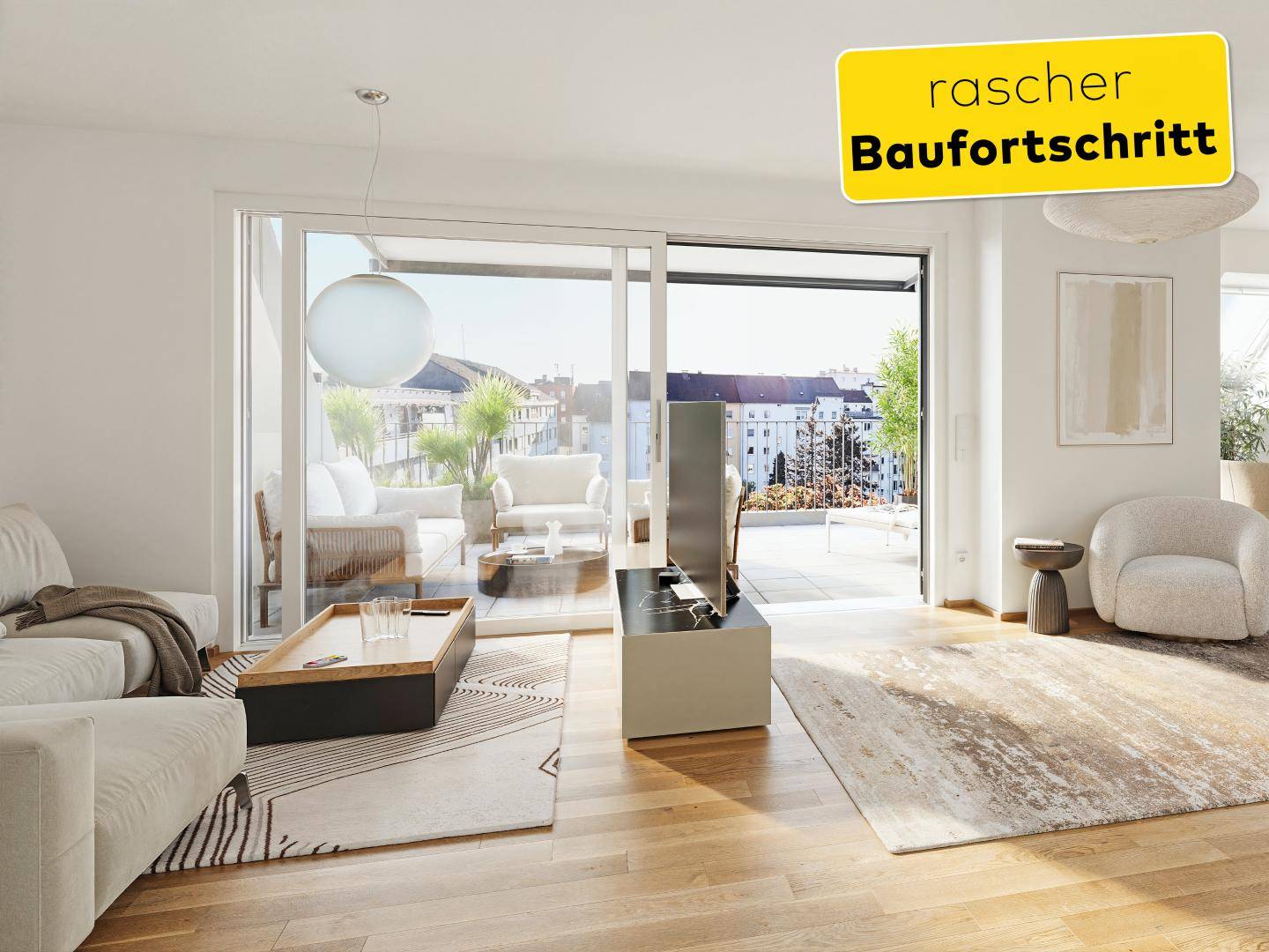 Neubau Penthouse Erstbezug Terrasse nahe Park