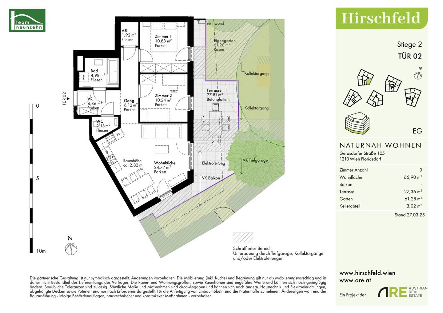 Rent profitably - Desirable investor apartment (net price) with garden and high-quality fittings - Commission-free