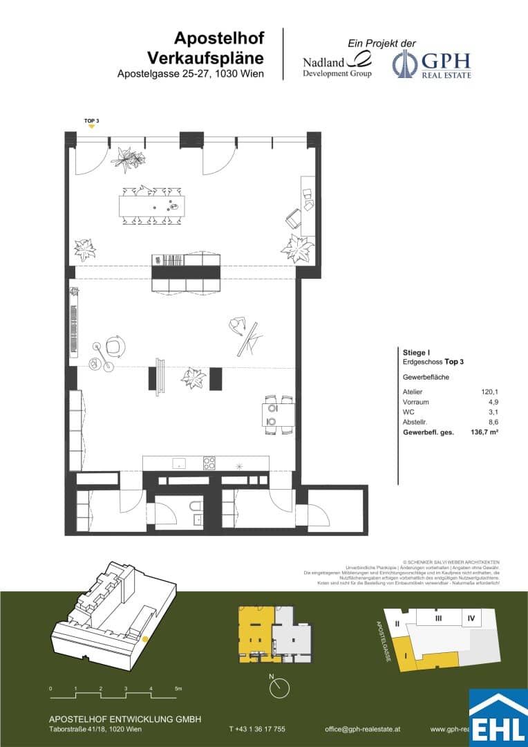 Beautiful studio in Apostelhof