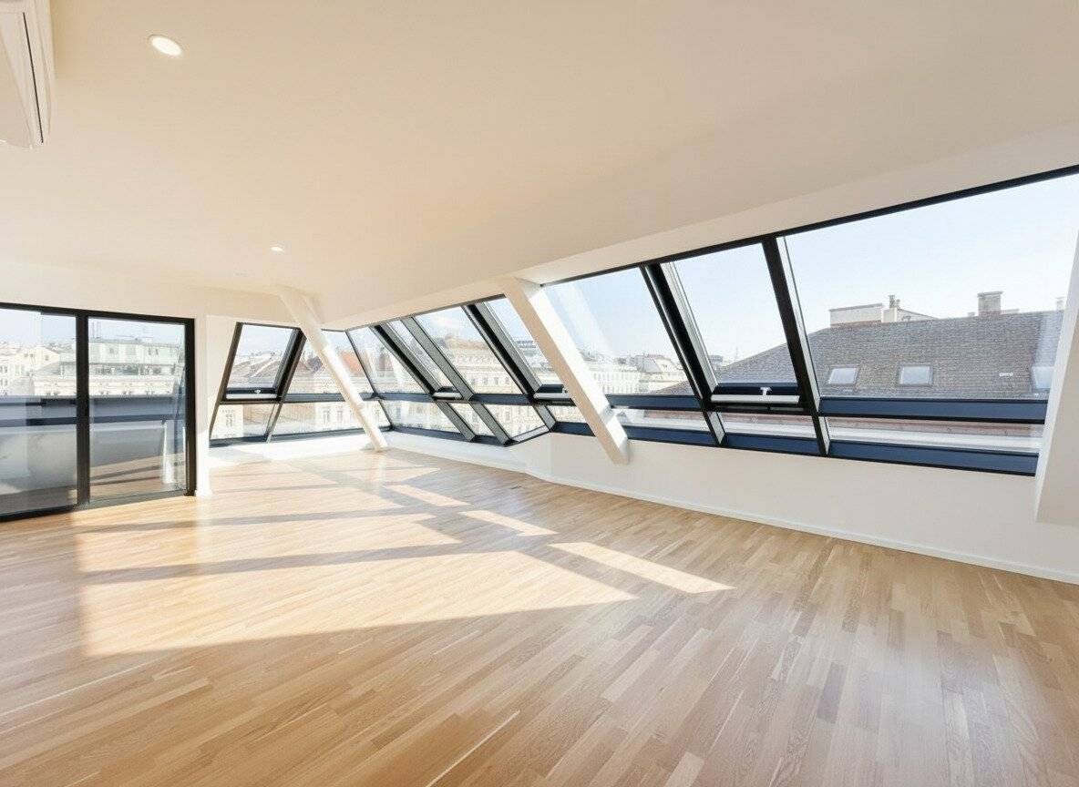 Dachgeschosswohnung mit Panoramablick und Terrasse