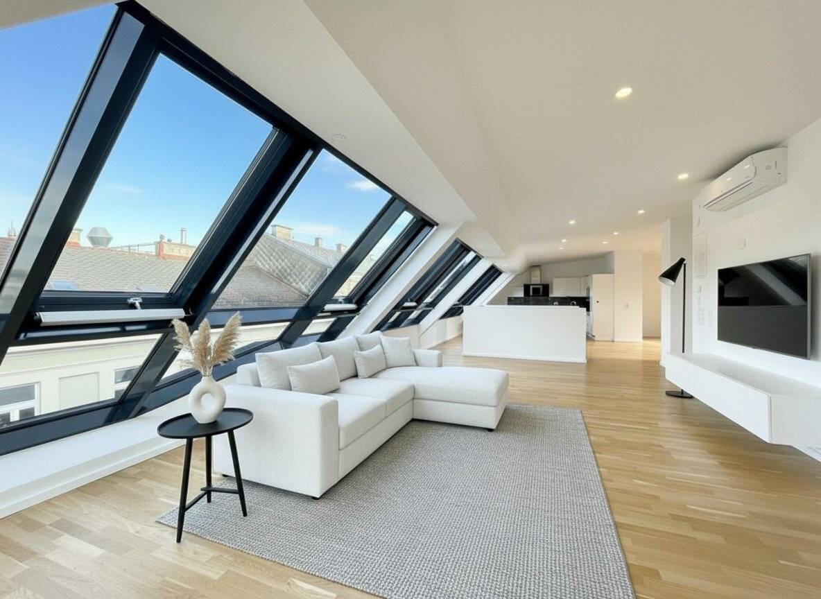 Dachgeschosswohnung mit Panoramablick und Terrasse