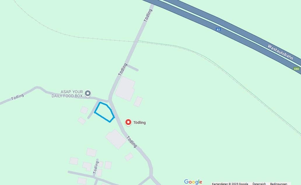 Grundstück in St. Florian/Tödling: Dorfgebietswidmung, 785 m²