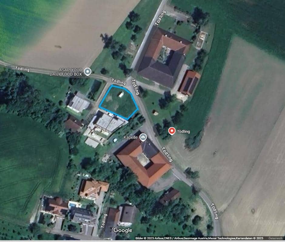 Grundstück in St. Florian/Tödling: Dorfgebietswidmung, 785 m²