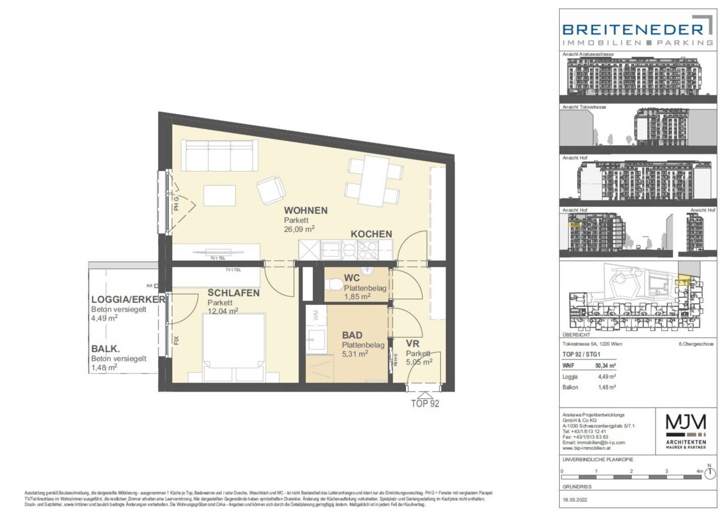 Investment in the heart of Kagran commission free