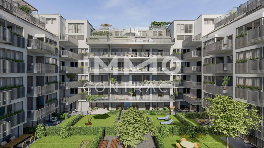 Ground floor apartment with green view and private garden