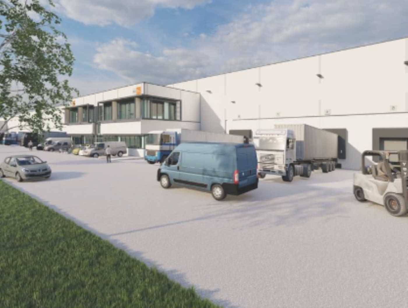 Perfekter Logistik- und Produktionsstandort