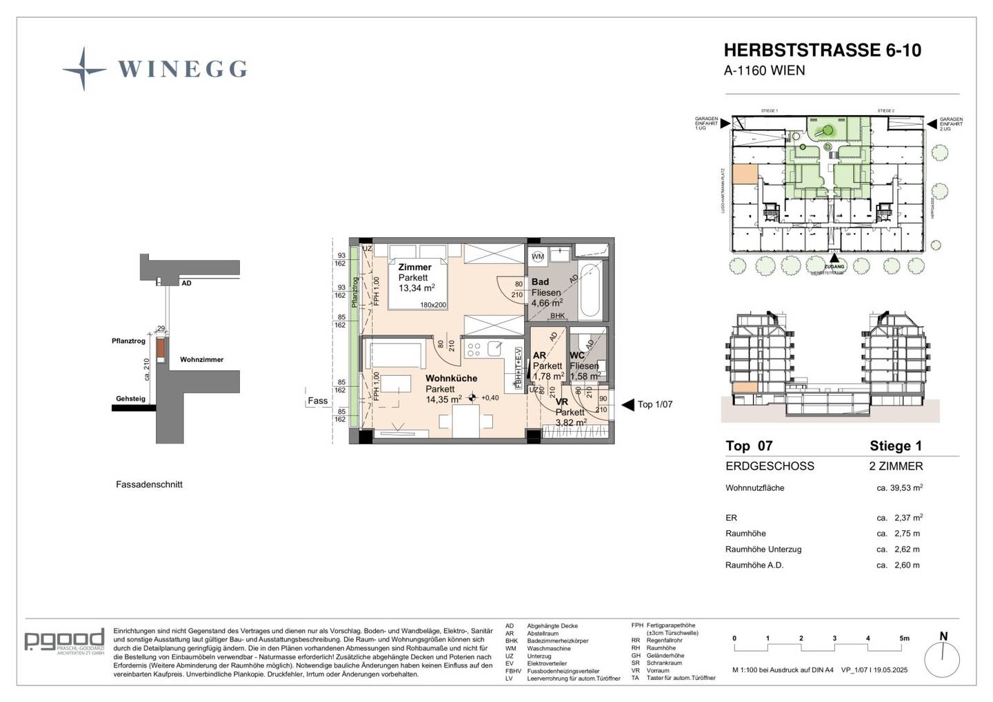 Wohnung Erstbezug direkt am Arik Brauer Park