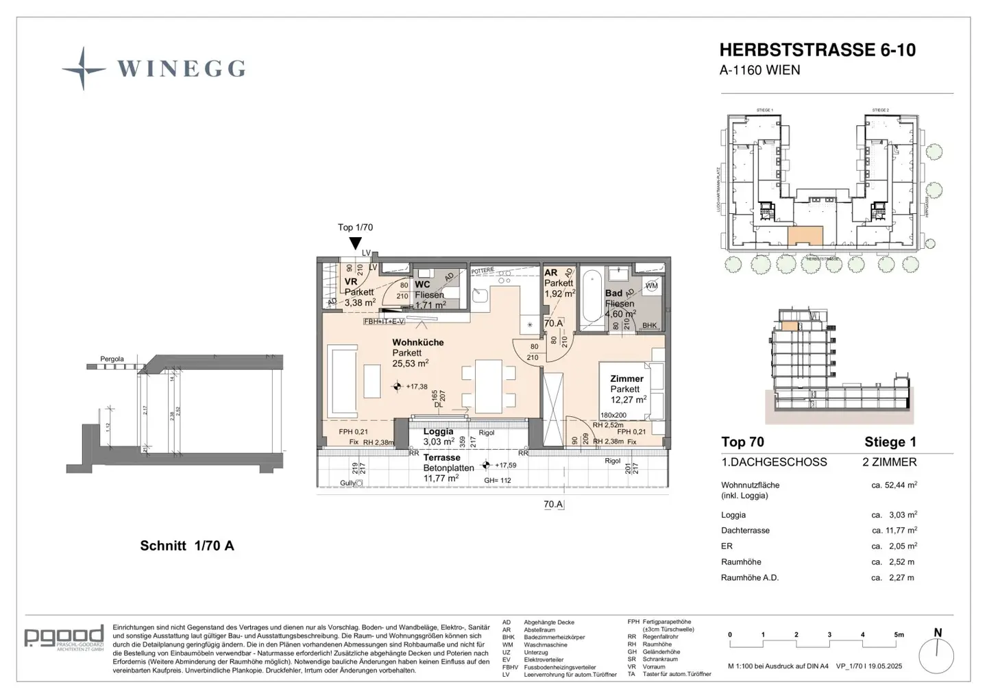 THE ARIK - DG-Wohnung mit Stil – 2 Zimmer mit Loggia & Urbanität