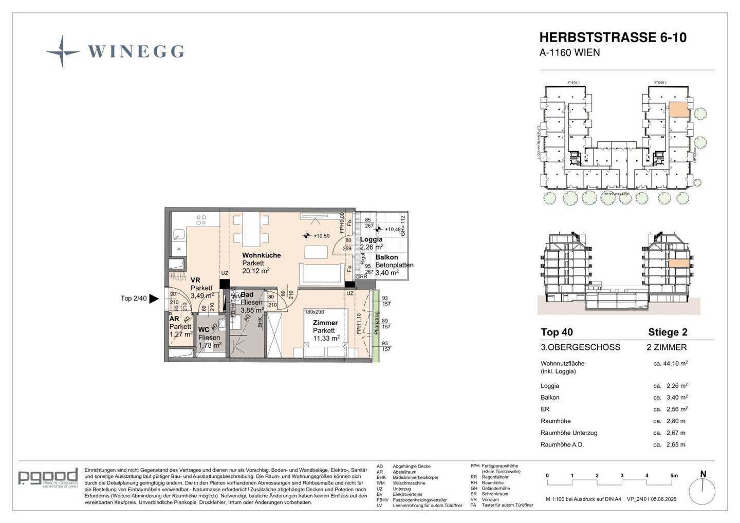 Apartment new build first occupancy near park