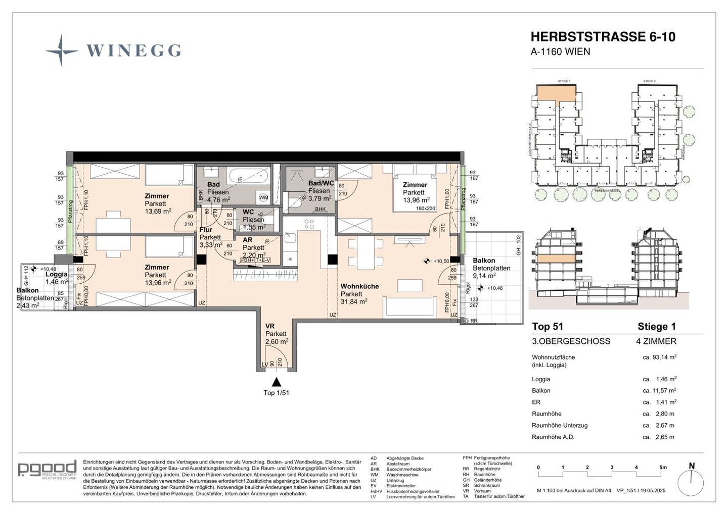 New build apartment with park views and loggia