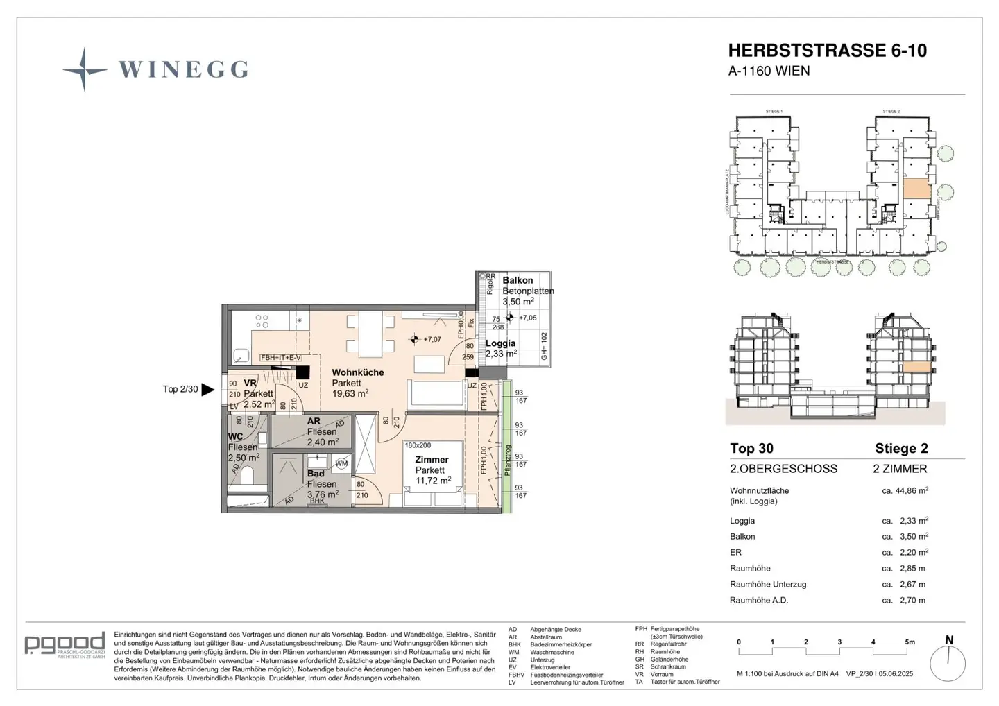 Apartment directly by the park brand new with loggia