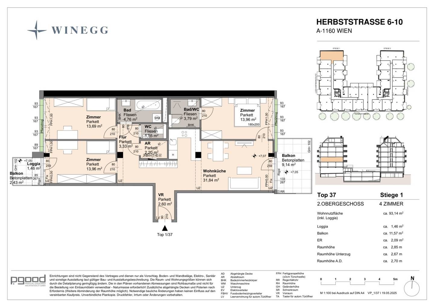 New build apartment near Arik Brauer Park