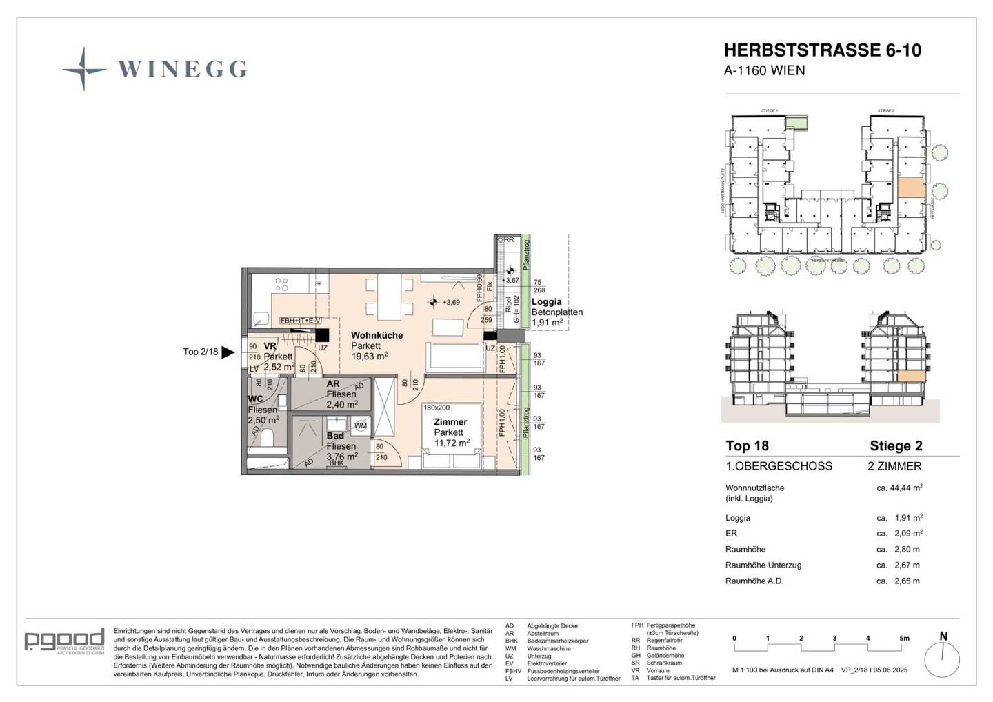 THE ARIK - 2-Zimmer-Neubau mit Loggia – langfristig wertvoll investiert