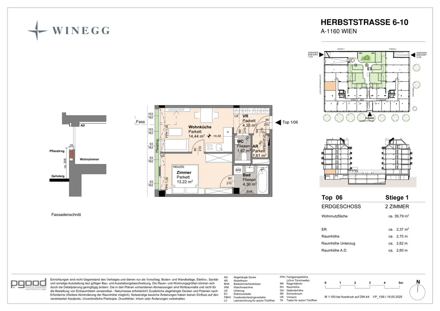New build Wohnung near park Panoramaterasse
