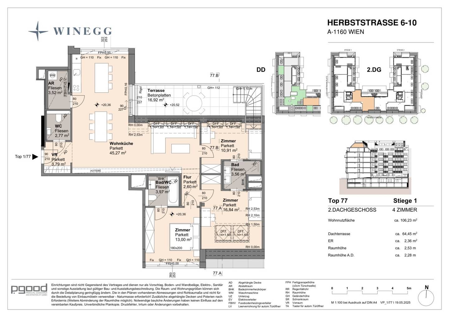 Wohnung Erstbezug mit Terrasse und Panoramablick