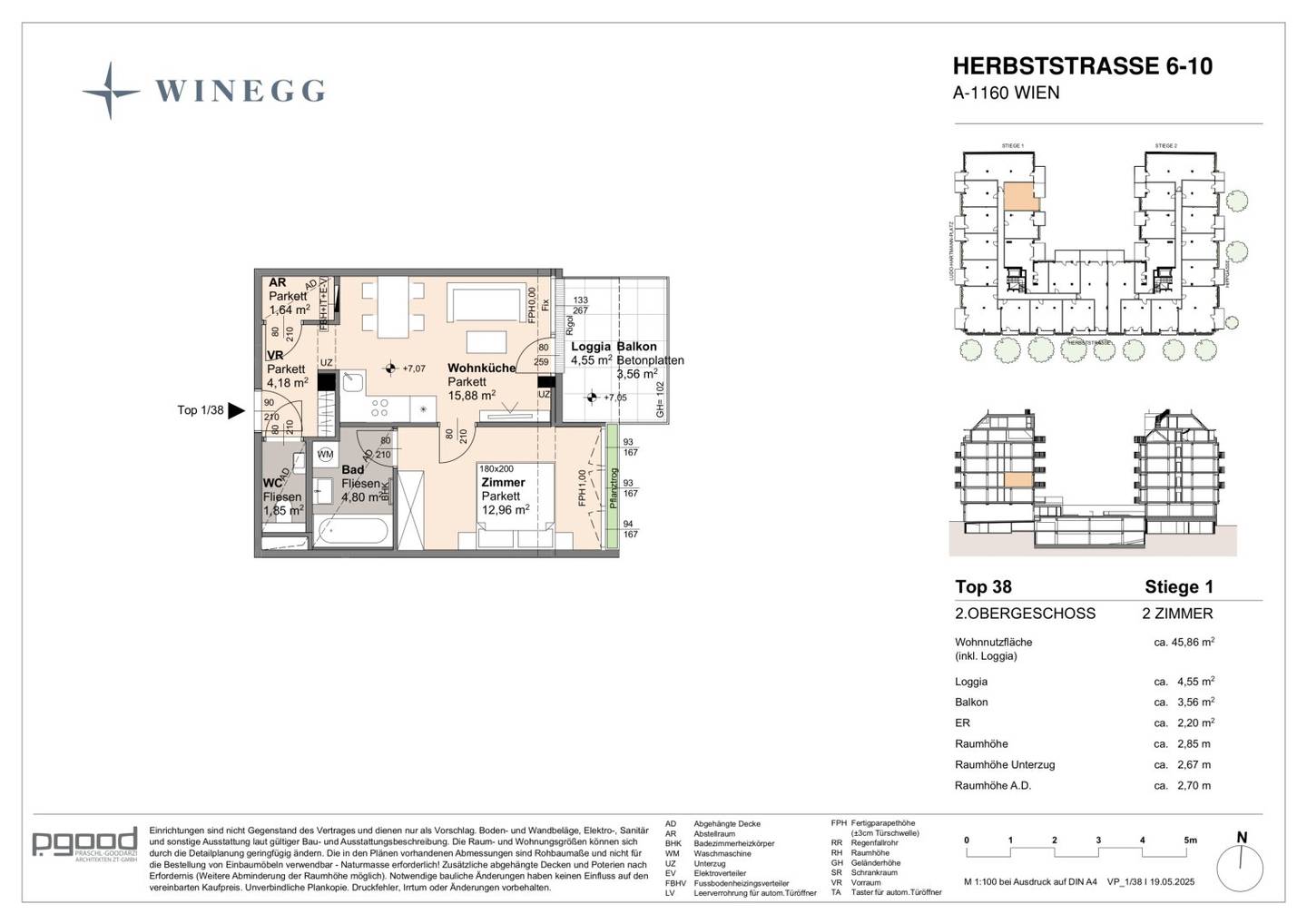 Apartment by the Park with Balcony and Loggia