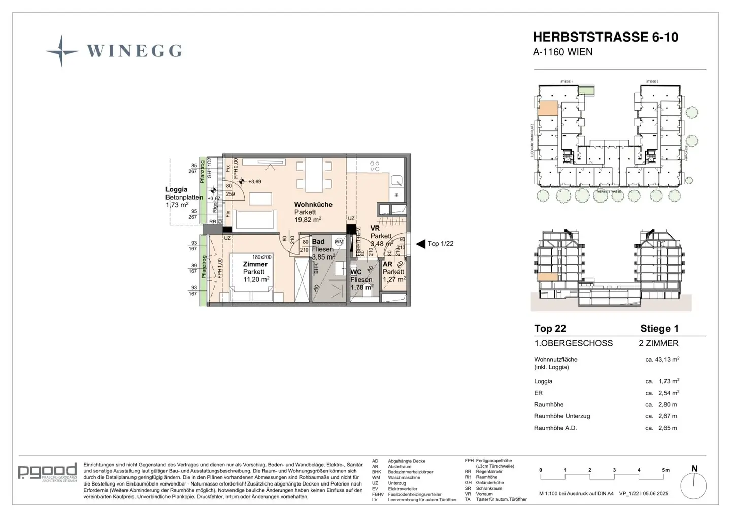 Wohnung Parkblick am Arik Brauer Park