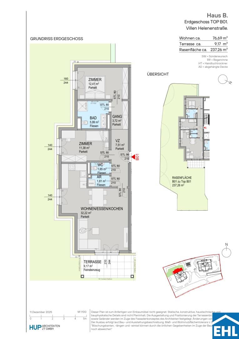 Neubauwohnung mit Privatgarten