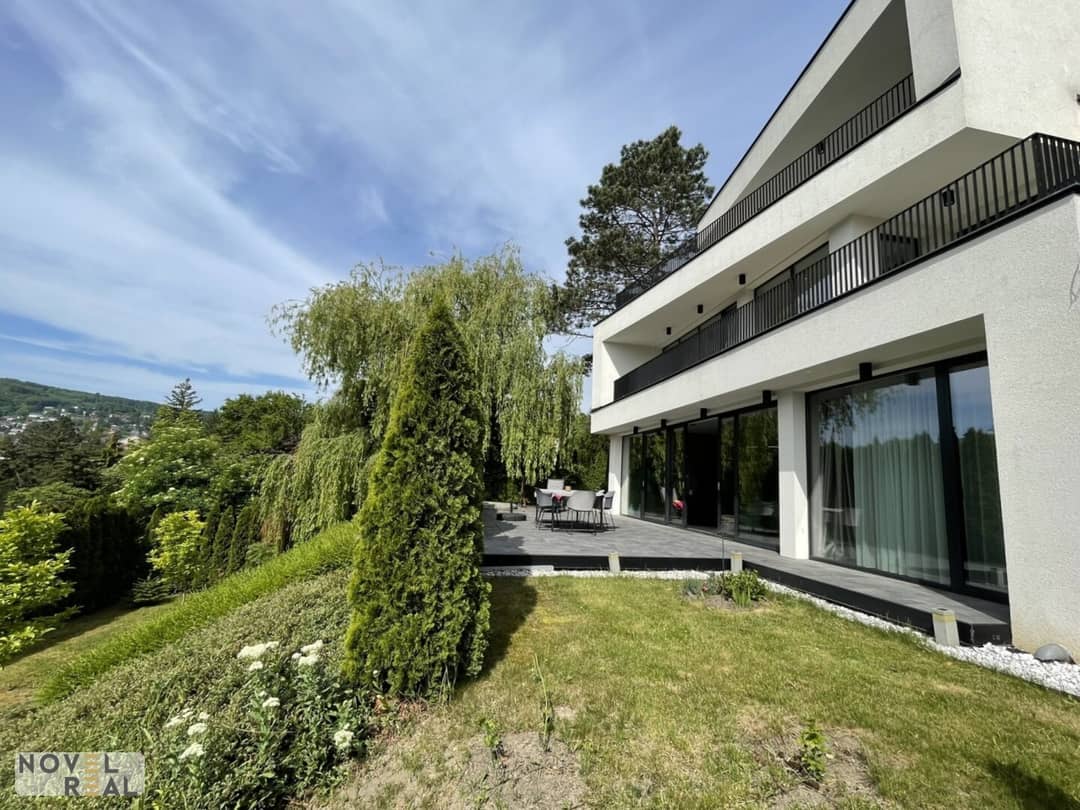 Villa in Klosterneuburg – Neubau 2019, 260 m² Wohnfläche, 3 Terrassen