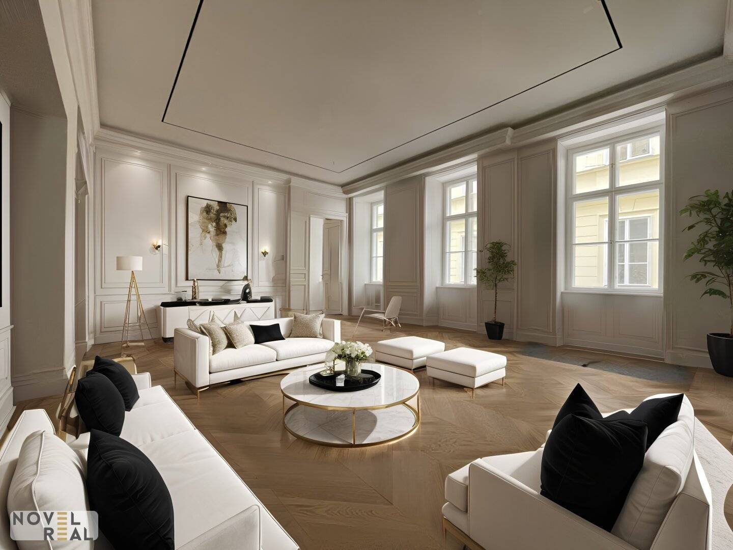 Altbauwohnung mit Atrium und Lift im Herzen