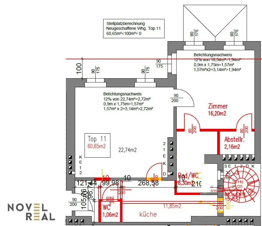 Attic apartment with terrace and good transport connections