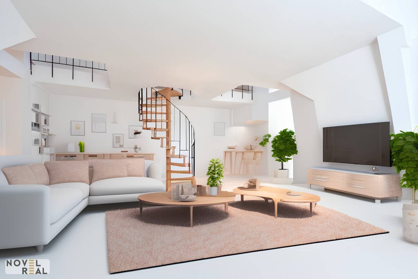 Attic apartment with gallery in a sought after location