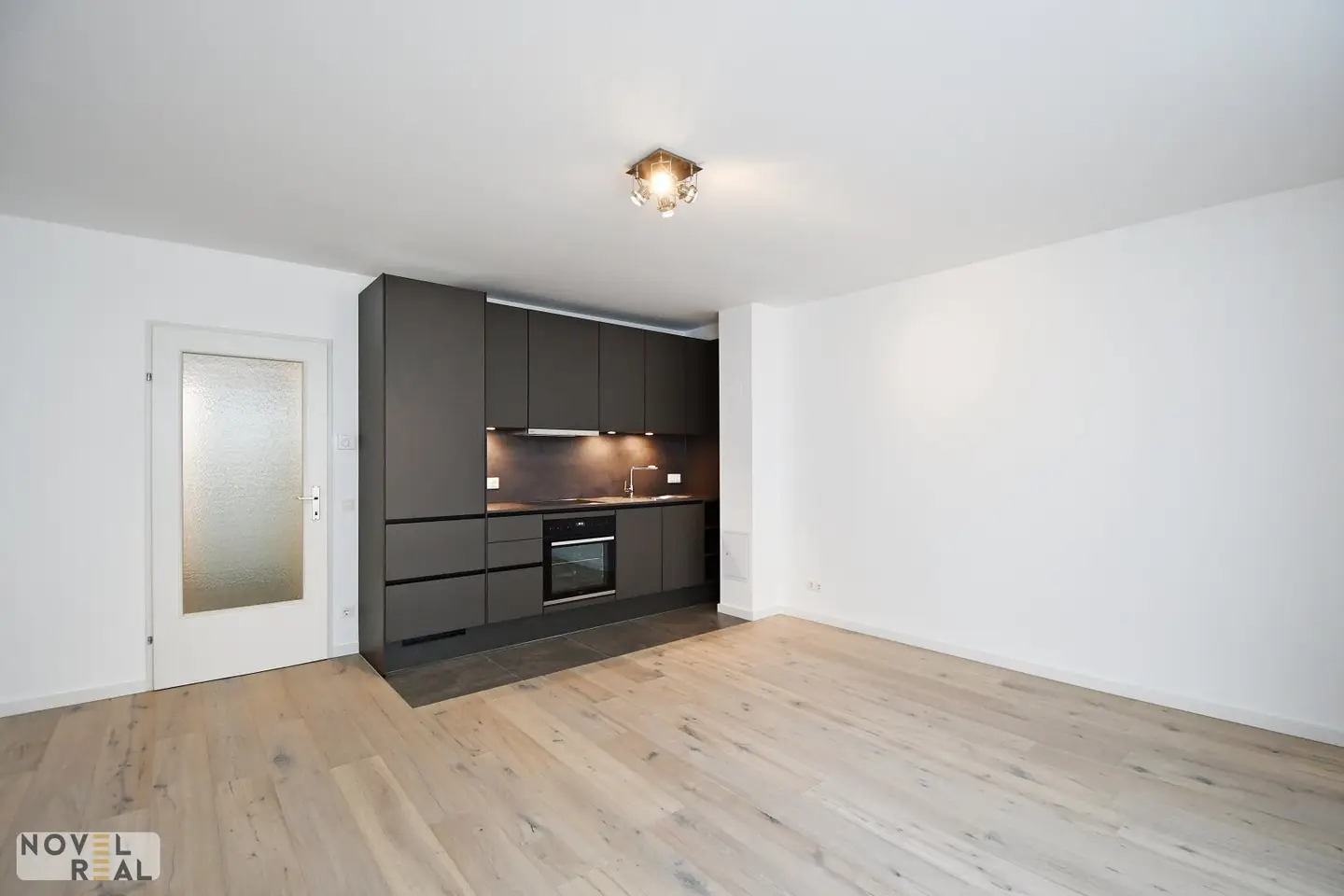 First occupancy apartment terrace and garages