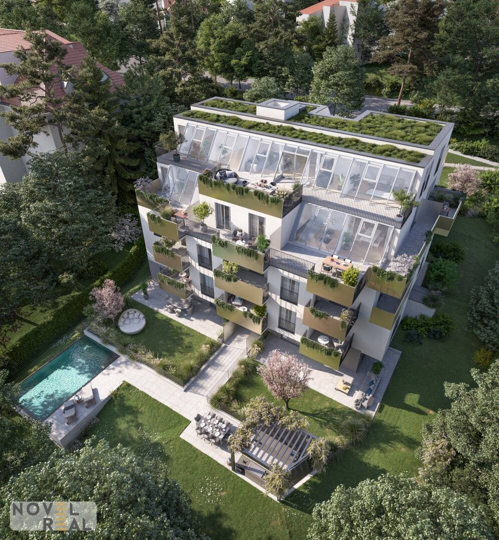 Exklusives Neubauprojekt nahe Lainzer Tiergarten mit Pool im Gemeinschaftsgarten