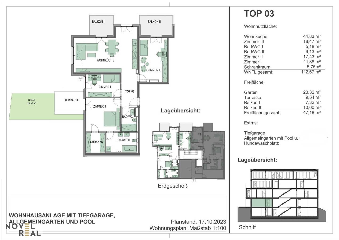 Wohnung mit Garten und Pool Lainzer Tiergarten