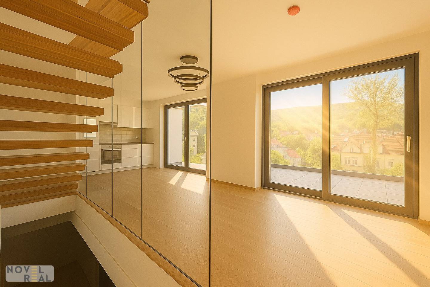 Apartment first occupancy with wide view and terrace