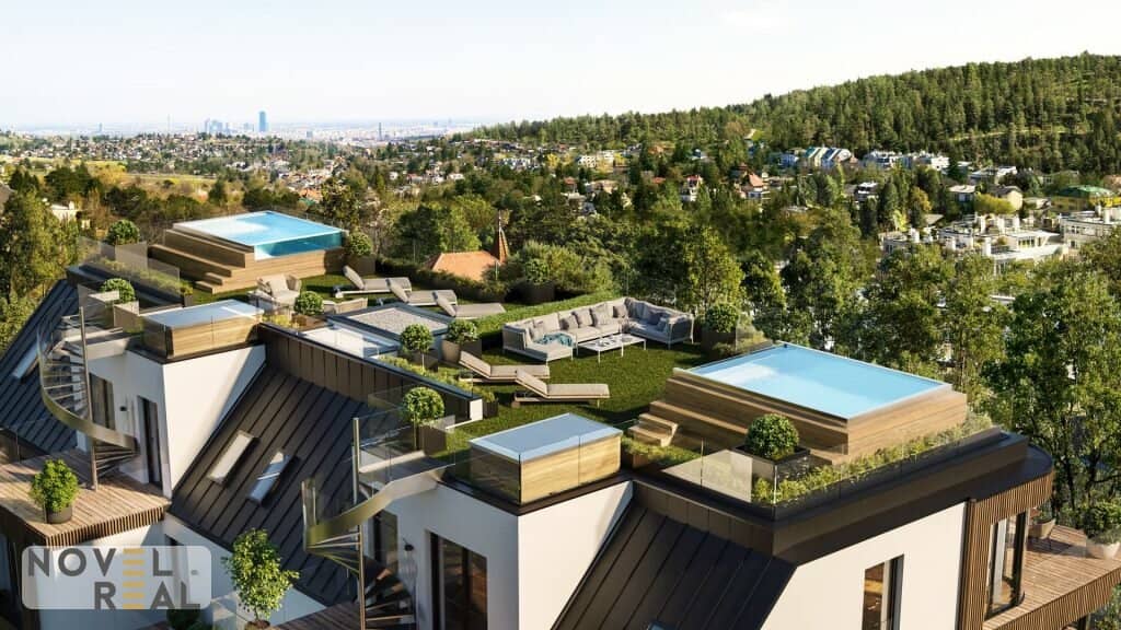 Apartment with roof garden and private pool