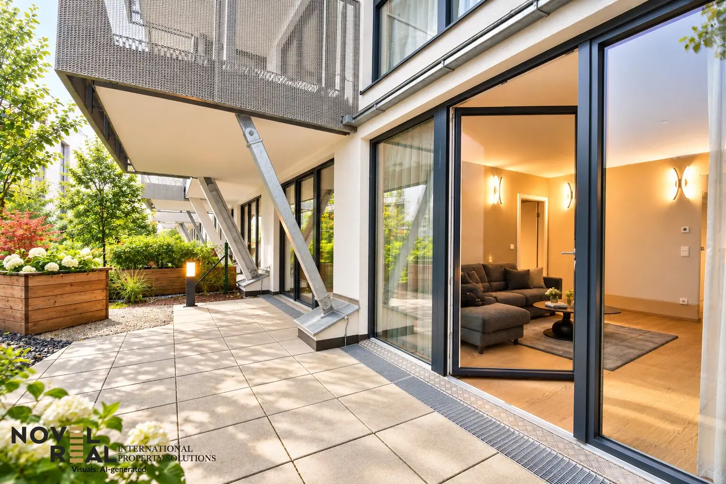 Wohnung mit Innenhofterrasse nahe Mariahilfer
