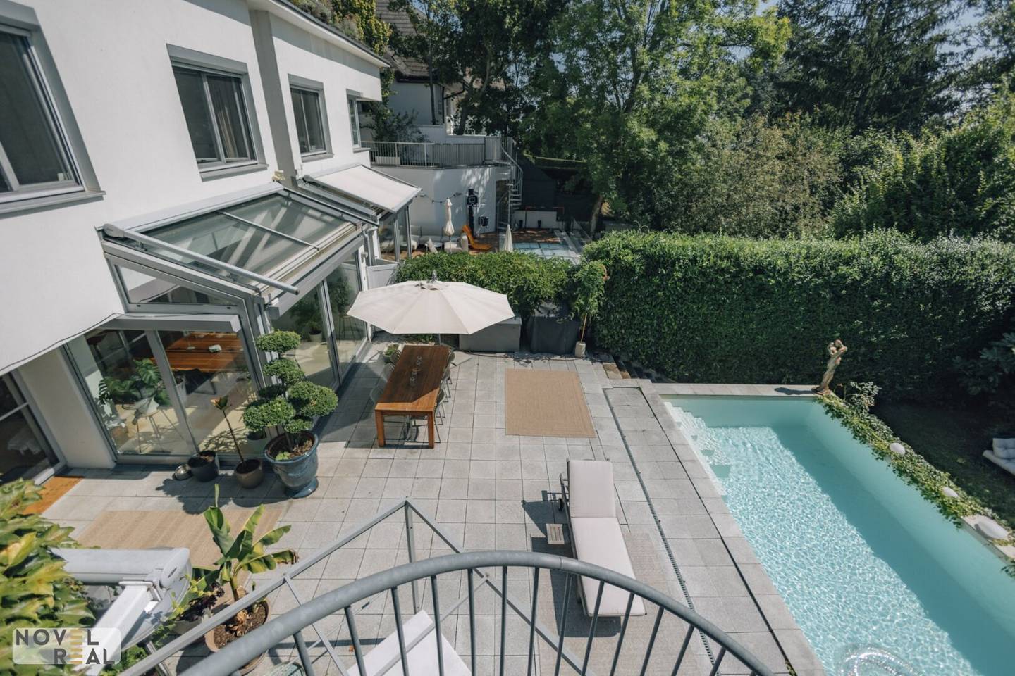 Exclusive urban oasis with own garden and pool near American International School