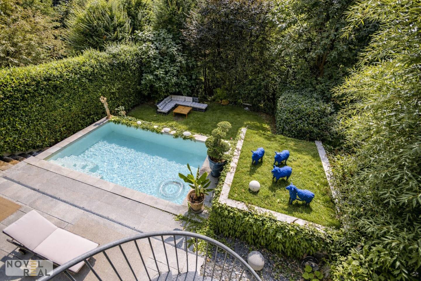 Exclusive urban oasis with own garden and pool near American International School