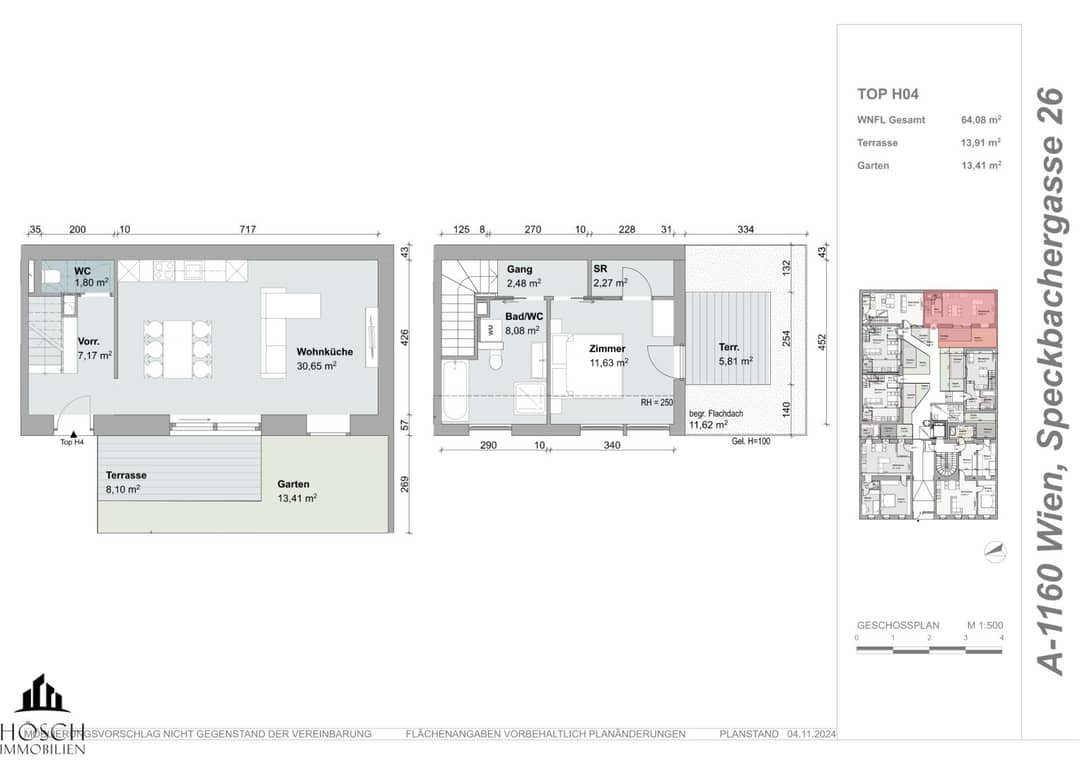 TIMELESS 16 - exklusives Revitalisierungsprojekt im Herzen Wiens + REIHENHÄUSER im Innenhof [Neubau]