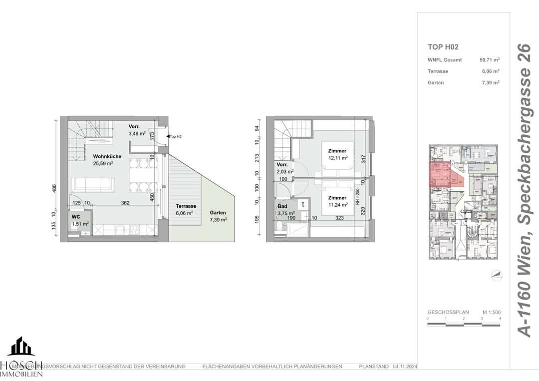 TIMELESS 16 - exklusives Revitalisierungsprojekt im Herzen Wiens + REIHENHÄUSER im Innenhof [Neubau]