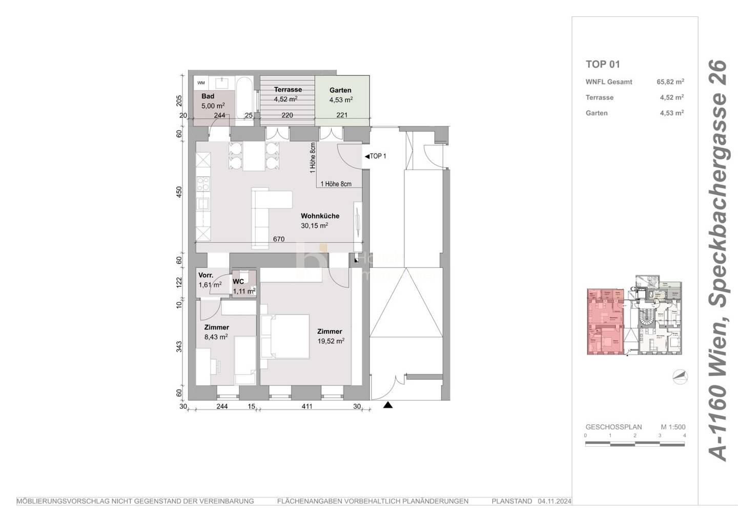 Erdgeschosswohnung Ottakring Erstbezug