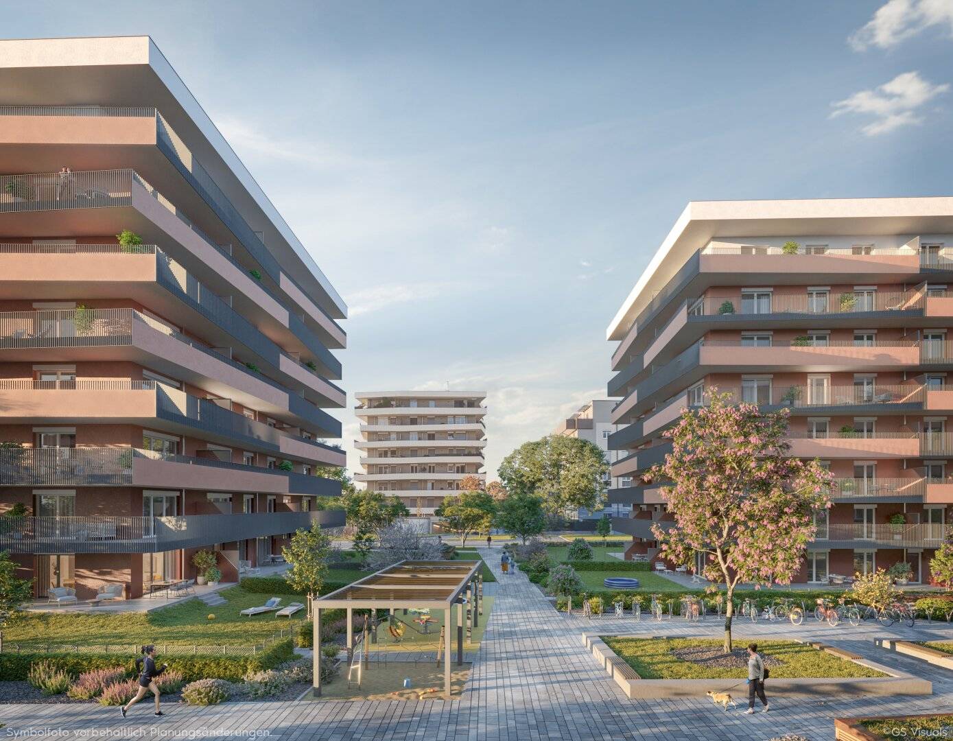 Penthouse mit Terrasse nahe dem See und der Universität