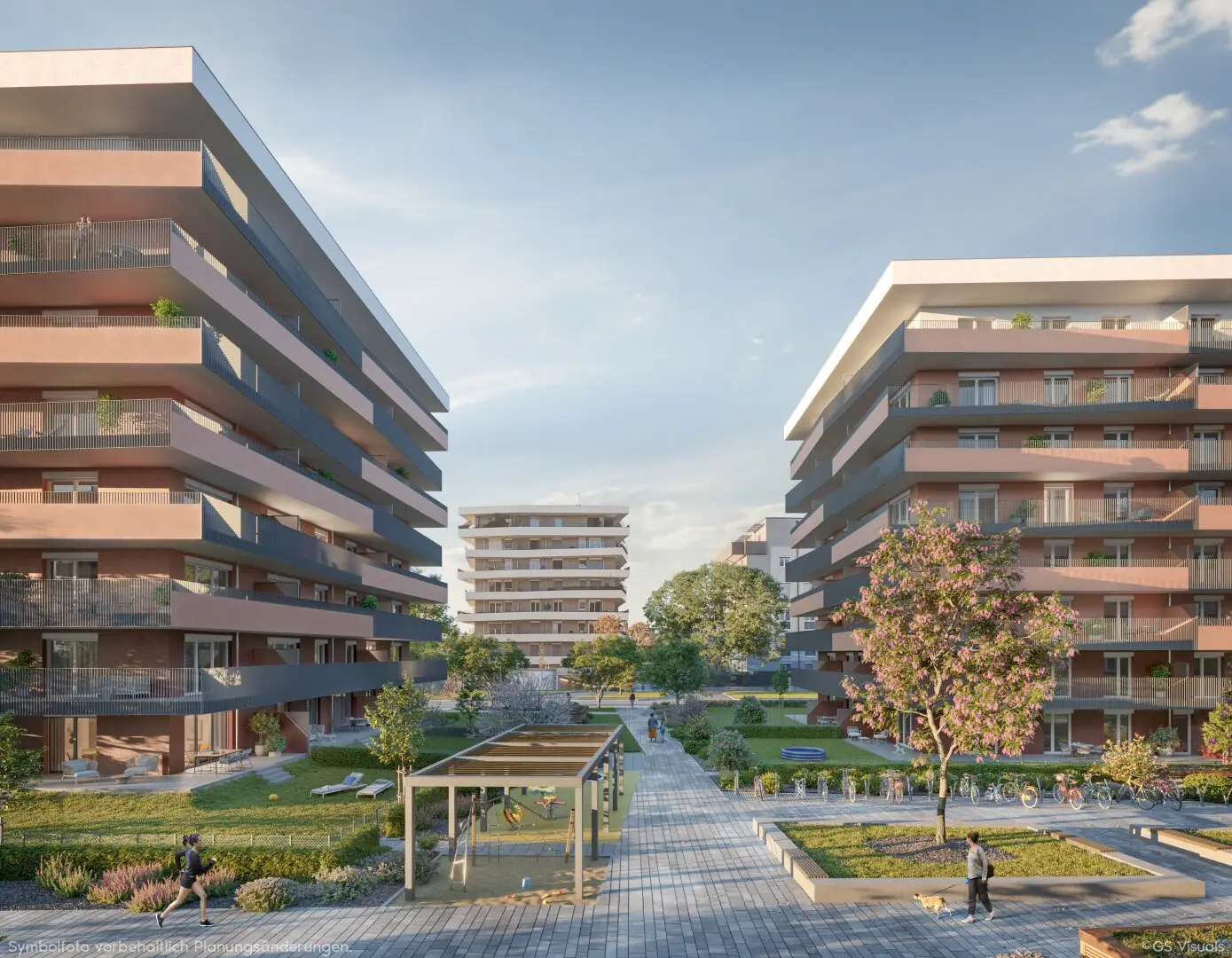 Penthouse with terrace near the lake and the university