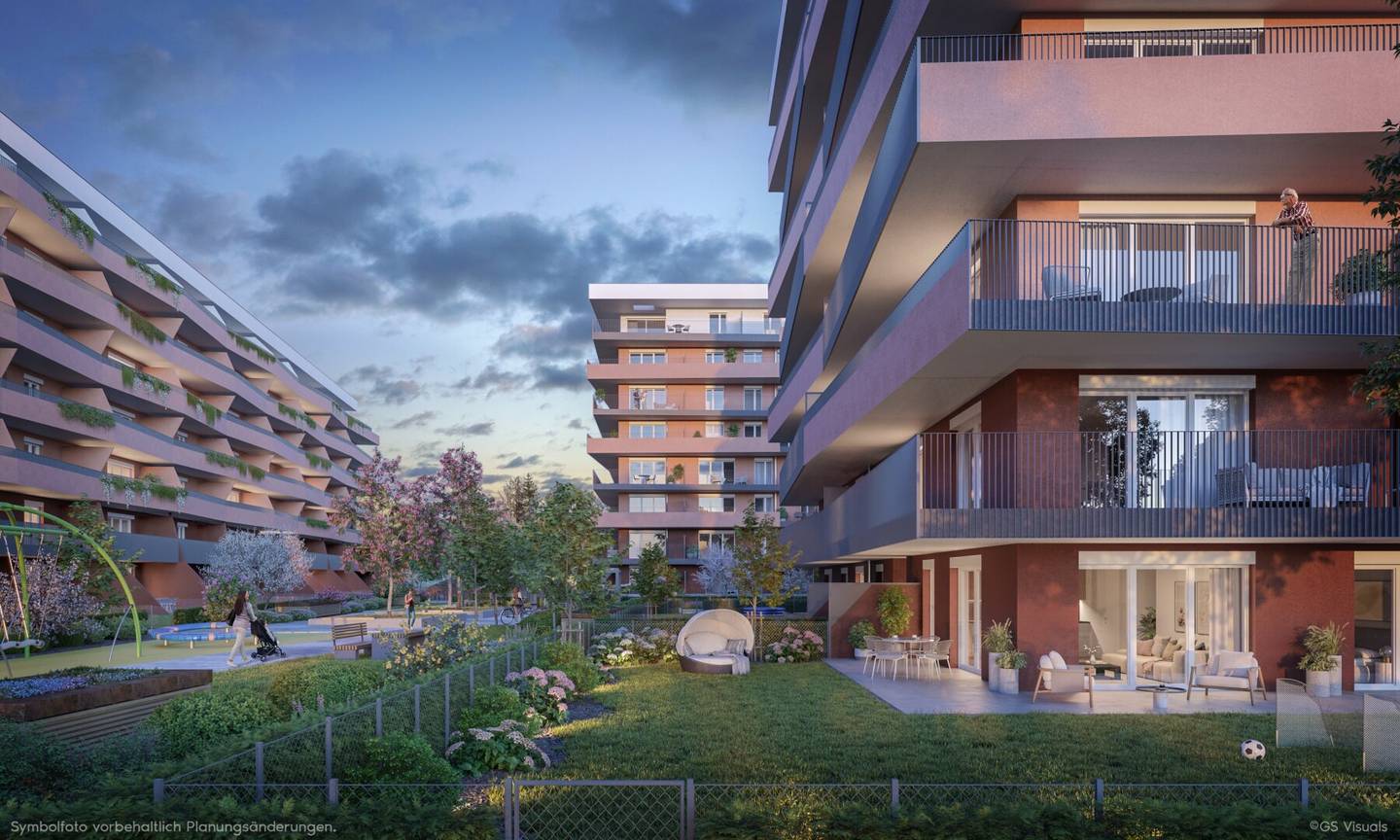 Penthouse mit Terrasse nahe See und Zentrum