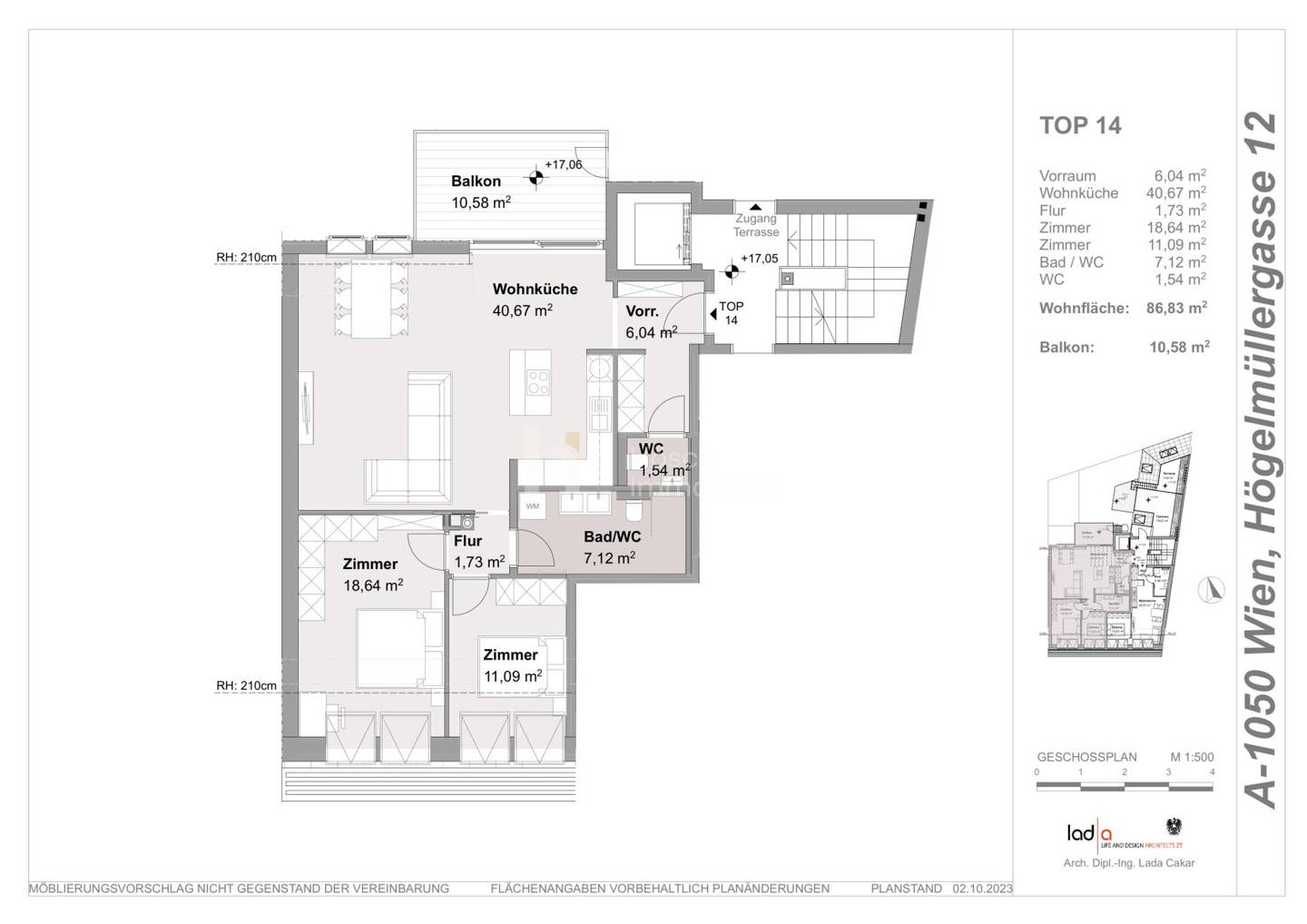 Dachgeschosswohnung Kernsanierter Gründerzeithaus