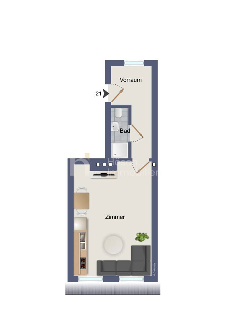 Wohnung Altbau near Schloss Schonbrunn bright and airy
