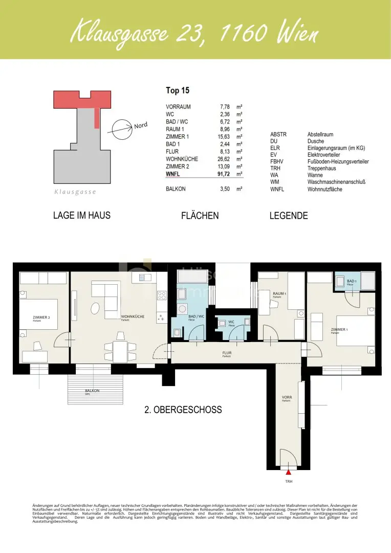 Altbauwohnung Ottakring Erstbezug Balkon Aufzug