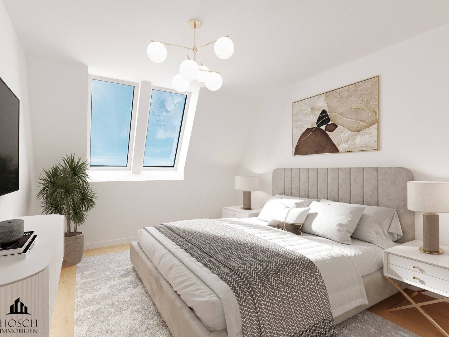 Penthouse mit zwei Terrassen Blick über Dächer