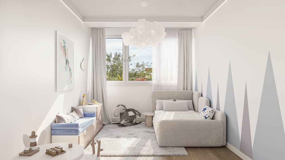 Wohnung mit Balkon und Loggia am Arik Brauer Park