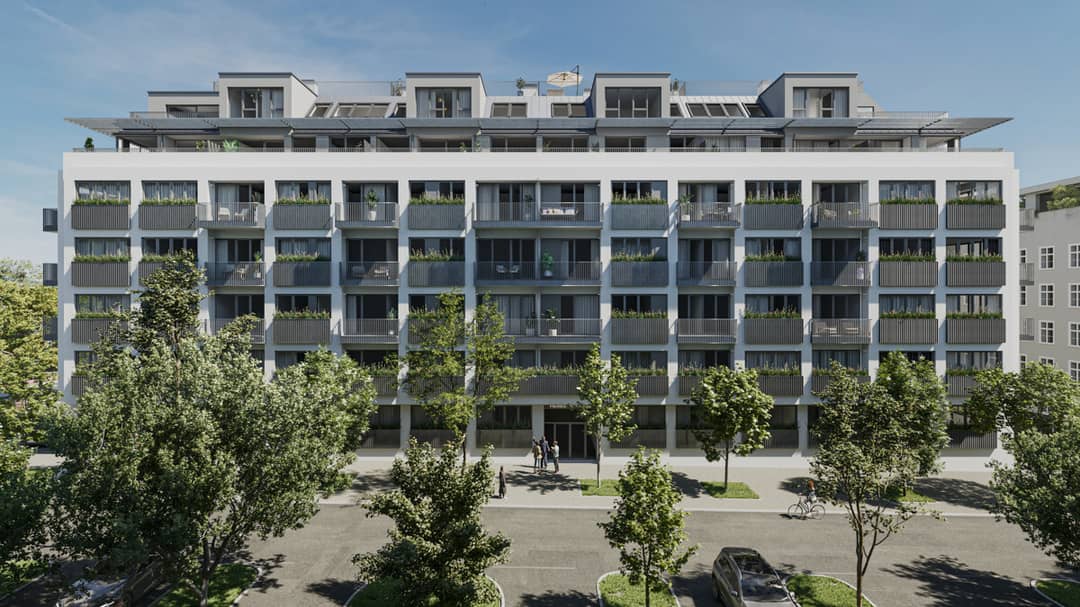 Wohnung am Arik Brauer Park mit Grünblick