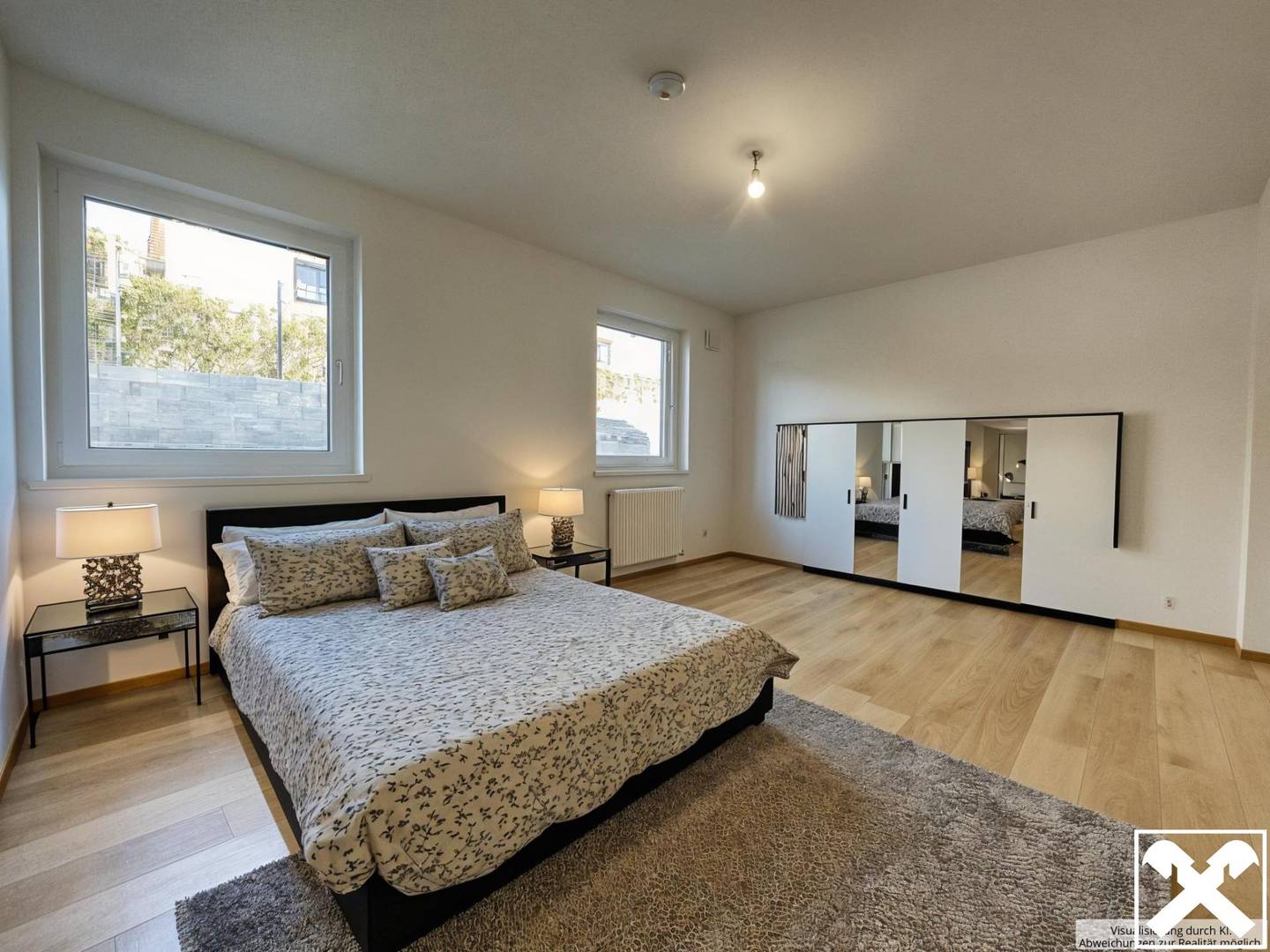 New build apartment with garden and lift